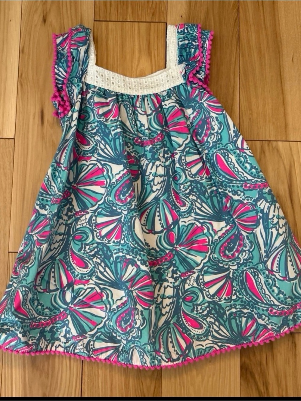 Lilly Pulitzer for Target Girls Shell-Print Dress, Sz 3T